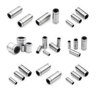 4PCS Linear Motion Bearings LM6LUU LM8LUU LM10LUU LM12LUU LM13LUU LM16LUU LM20LUU ABEC-7 Long Type Linear Bearings(LM13LUU 13x23x61mm)