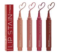 4Pcs Lip Liner Set Matite Labbra Set Pennarello Labbra Lip Marker Impermeabile Anti Sbavature Colore Intenso Texture Opaca Setosa Rendi definita la linea delle labbra