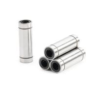 4PCS LM LUU Linear Motion Bearings LM6LUU LM8LUU LM10LUU LM12LUU LM13LUU LM16LUU LM20LUU ABEC-1 Long Type Linear Bearings(LM10LUU 10x19x55mm)