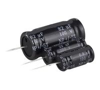 4pcs/lot EleCap series axial non-polar aluminum shell electrolytic capacitor frequency division ICXLPMC(8.2UF 100V)