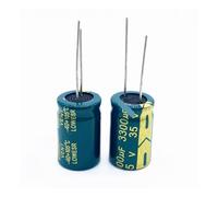 4pcs/lot H101 Low ESR/Impedance high frequency 35v 3300UF aluminum electrolytic capacitor size 16 * 25 3300UF35V 20% CZAOINCU