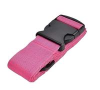 4Pcs Luggage Safe Strap Adjustable Travel Accessories One Word Suitcase Buckle Baggage Packing Belt Per Bagagli(Pink)