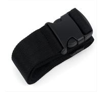 4Pcs Luggage Safe Strap Adjustable Travel Accessories One Word Suitcase Buckle Baggage Packing Belt Per Bagagli(Black)