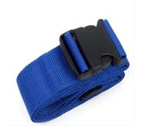 4Pcs Luggage Safe Strap Adjustable Travel Accessories One Word Suitcase Buckle Baggage Packing Belt Per Bagagli(BLUE)