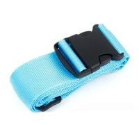 4Pcs Luggage Safe Strap Adjustable Travel Accessories One Word Suitcase Buckle Baggage Packing Belt Per Bagagli(SKY BLUE)