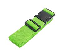 4Pcs Luggage Safe Strap One Word Buckle Baggage Packing Belt Adjustable Nylon Suitcase Accessories Anti-lost Tying Rope Per Bagagli(Green)