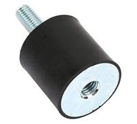 4PCS M8 Supporti in gomma Ammortizzatore, Supporti cilindrici per isolatori in gomma antivibrazioni con perni Ammortizzatore