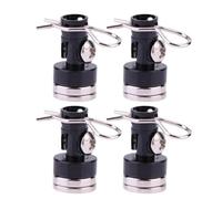 4pcs magnetico montaggio per 1 10 RC Drift Cody Post Post Shell Colonna con clip 02010 compatibile con vari modelli di auto alla deriva RC(Black)