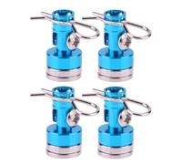 4pcs magnetico montaggio per 1 10 RC Drift Cody Post Post Shell Colonna con clip 02010 compatibile con vari modelli di auto alla deriva RC(Blue)