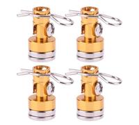 4pcs magnetico montaggio per 1 10 RC Drift Cody Post Post Shell Colonna con clip 02010 compatibile con vari modelli di auto alla deriva RC(Yellow)