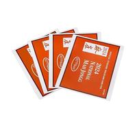 4Pcs Mahjong Game Rules Cards 2024 Mah Jongg Carta di Grandi Dimensioni Regole Standard Nazionali E Gioco Mani Per Famiglia