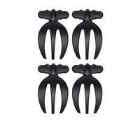4Pcs Mani di Insalata Portatile di Miscelazione Pinze Insalata Server Forchetta Verdura Frutta Mescolare Cucchiaio Strumento Da Cucina Facile da Usare Pinze Portatile