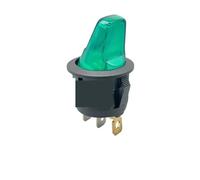 4pcs Maniglia 3-pin 2-velocità 20MM con interruttori della luce 12V/220V KCD1