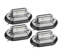 4pcs Marine Boat RV LED License Plate Tag Lights impermeabile luce di coda