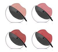 4Pcs Matte Velvet Matte Lipstick, Lazy Quick Lipstick, Matte Liquid Lipstick Makeup, Matte Liquid Long-Lasting, Easy-To-Apply, Non-Stick Cup, Non-Fading, Waterproof Lip Gloss (A)