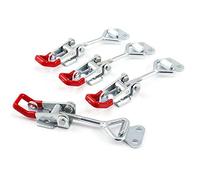 4pcs metallo leva chiusura a leva, 4002 Quick Release morsetto 184 kg/183lbs Tenere Capacità Latch pulsante Toggle latch