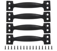 4PCS Metallo Utiles Grips Per Armadi E Recinzioni In Legno Porta Fienile Tirare Alta Durezza Maniglia In Ferro Utensili Da Cucina