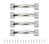4PCS Metallo Utiles Grips Per Armadi E Recinzioni In Legno Porta Fienile Tirare Alta Durezza Maniglia In Ferro Utensili Da Cucina