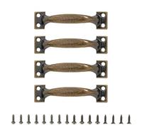 4PCS Metallo Utiles Grips Per Armadi E Recinzioni In Legno Porta Fienile Tirare Alta Durezza Maniglia In Ferro Utensili Da Cucina