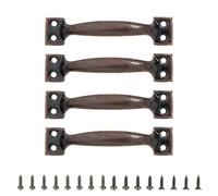 4PCS Metallo Utiles Grips Per Armadi E Recinzioni In Legno Porta Fienile Tirare Alta Durezza Maniglia In Ferro Utensili Da Cucina