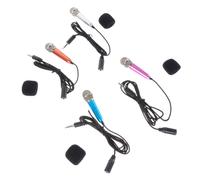 4pcs Microfoni del telefono Mini Auricolari Microfoni portatili per la