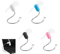 4Pcs Mini Del Ventilatore,USB Fan Cooling Cooler,Cellulare Ventilatore USB,Mi-ni Ventilatore,USB Ventilatore,Mini Fan Adjustable,Flexible Portable USB,Portable Mi-ni USB Ventola per PC Laptop