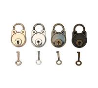 4pcs mini orso lucchetti orsi in stile vintage in lega di zinco arcatizzato di durezza lucchetti per il viaggio per famiglie