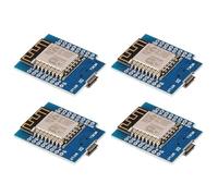 4PCS Mini scheda WiFi, 8266 12F WIFI modulo ricetrasmettitore wireless, mini modulo wireless, scheda adattatore di espansione, modello WIFI seriale, aggiornamento modulo WIFI remoto