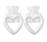 4pcs Modelli di schiuma per orso non finiti Modello di schiuma per graffiti fai