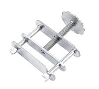 4PCS Morsetti per tubi di controllo del flusso, Morsetto per tubo compressore a vite girevole regolabile, Morsetti per tubi di controllo del flusso, Morsetto di arresto dell'acqua placcato in ferro,