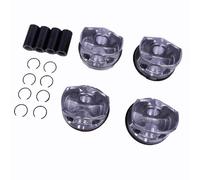 4pcs motore pistone set +0,25 compatibile con motori EA888 da 1,8 t Fits A3 A4 A5 I modelli includono i componenti del motore degli anelli di pistoni.