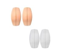 4pcs New silicone transparent shoulder strap invisible pressure relief non-slip underwear shoulder pad women's supplies