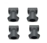4PCS Nylon D20mm Tee Joint compatibile con 20mm 25mm treppiede a forma di T braccio in tubo di carbonio connettore fisso a tre canali per RC UAV Drone(25MM TO 25MM)