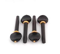 4pcs palissandro ebano violino tuning pioli 4/4 full size accessori (2)