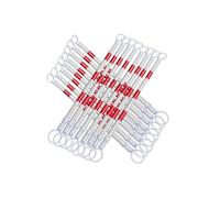 4Pcs Palo Di Collegamento Telescopico Per Coni Stradali - Barriere Di Sicurezza Stradale Retrattili Per Parcheggi E Gestione Della Comunità(Red and White,16Pcs)