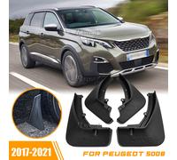4PCS Paraspruzzi Anteriore posteriore Nero Per Peugeot 5008 MK2 2017-2022