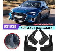 4PCS Paraspruzzi Per Audi A3 8Y Hatchback 2020-2023 Anteriore posteriore Nero