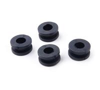 4Pcs Paraurti In Gomma Nera Con Inserto Per Coperture Lato Yamaha