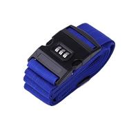 4Pcs Password Lock Luggage Strap, Secure Travel Suitcase Tie-Down Belt With Buckle Per Bagagli(Blue)