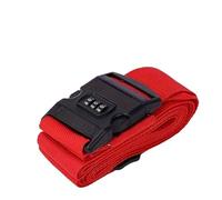 4Pcs Password Lock Luggage Strap, Secure Travel Suitcase Tie-Down Belt With Buckle Per Bagagli(Red)