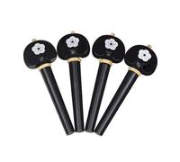 4pcs PEG Violoncello Ebony Tuning In Legno PEGS Strumenti Musicali Ricambio Violoncello Accessori Meccanici PEG Accessori Meccanici Ebano Violini Violini PEG