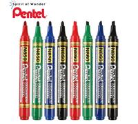4Pcs Penna Pentel pennarello indelebile N50 N850 Proiettile punto di punta 4.3 millimetri Nero linea Nera/Blu/Verde/Colore rosso