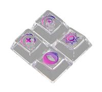 4pcs Personalizzazione Keycap Resistente all'usura PC Keycaps Ottimizzato Per Gaming Digitazione Comfort E Tastiere Meccaniche Fit Ergonomico Traslucido OEM Keycaps