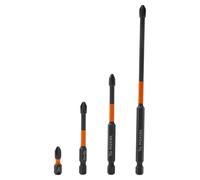 4pcs PH2 a per impatto Punta per Cacciavite Magnetico Lega Acciaio per croce