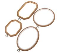 4pcs piccoli ricamo cerchi da ricamo riutilizzabili telai cucitura cerchi a