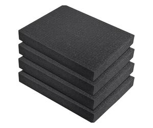 4Pcs Pick Apart Schiuma Per Toolbox Shock Absorbing Spugna Foglio Taglio Schiuma Inserto Per Hard Flight Case Tool Organizzatori
