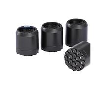 4PCS Piedini Antivibranti For Muto Antiscivolo Aumento Universale Mobili | Muto Antiscivolo Aumento Universale Mobili Riduzione Del Rumore Piedini(B-black)