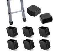 4Pcs Piedini per Scaletta, 40 x 20 cm, piedini per scala in gomma, Piedini di Ricambio per Scale, antiscivolo per scale universali per Lavoratori Domestici