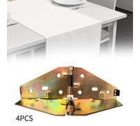 4pcs pieghevole capovolgimento delle cerniere dei bordo per le porte del