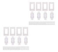 4pcs Placca da parete a spazzola per bande singola per cavo coassiale per